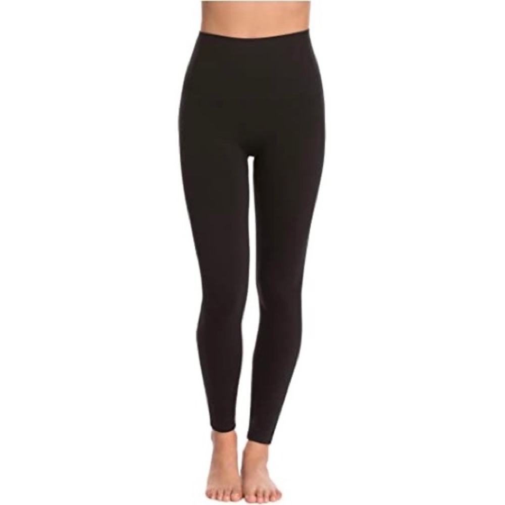Spanx “Look At Me Now” Seamless Black Leggings S
